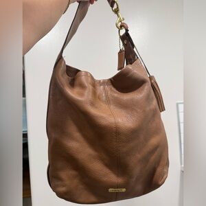 Coach Avery Leather Tan Hobo Bag